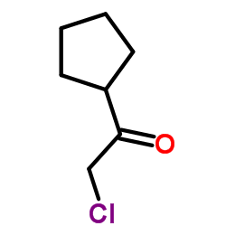 2-氯-1-环戊基乙酮结构式