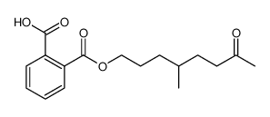 1,2-Benzenedicarboxylic acid, 1-(4-methyl-7-oxooctyl) ester Structure