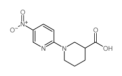 1-(5-nitropyridin-2-yl)piperidine-3-carboxylic acid Structure