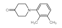 1-(2,3-dimethylphenyl)piperidin-4-one结构式