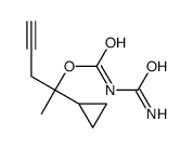 Allophanic acid, 1-cyclopropyl-1-methyl-3-butynyl ester (7CI) Structure