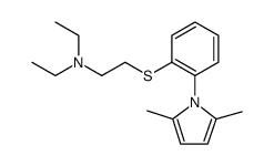 2-(2-(2,5-DIMETHYL-1H-PYRROL-1-YL)PHENYLTHIO)-N,N-DIETHYLETHANAMINE Structure