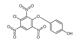 4-(3-chloro-2,4,6-trinitrophenoxy)phenol Structure