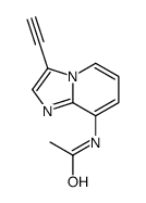 N-(3-ethynylimidazo[1,2-a]pyridin-8-yl)acetamide结构式