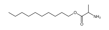 decyl 2-aminopropanoate结构式