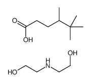 4,5,5-trimethylhexanoic acid, compound with 2,2'-iminodiethanol (1:1)结构式