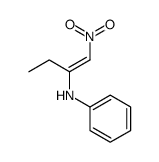 N-(1-nitrobut-1-en-2-yl)aniline结构式