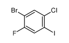 4-Bromo-2-chloro-5-fluoroiodobenzene结构式
