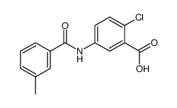 5-(3-methylbenzamido)-2-chlorobenzoic acid结构式