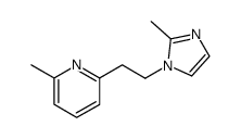 2-methyl-6-[2-(2-methyl-imidazol-1-yl)-ethyl]-pyridine Structure