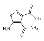 5-Aminoisothiazole-3,4-bis-carboxamide Structure