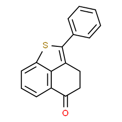 3,4-Dihydro-2-phenyl-5H-naphtho[1,8-bc]thiophen-5-one结构式