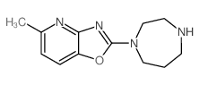 2-(1,4-diazepan-1-yl)-5-methyl[1,3]oxazolo[4,5-b]pyridine(SALTDATA: FREE) Structure