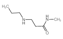 N-Methyl-3-(propylamino)propanamide结构式