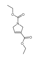 Diethyl 2,5-Dihydro-1H-pyrrole-1,3-dicarboxylate Structure