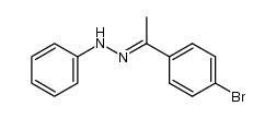 4-bromoacetophenone phenylhydrazone Structure