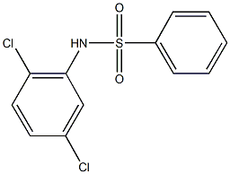 N-(2,5-二氯苯基)苯磺酰胺结构式