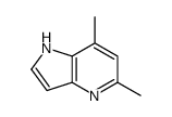 5,7-二甲基-1H-吡咯并[3,2-b]吡啶结构式