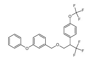 1,1,1-trifluoro-2-(4-trifluoromethoxyphenyl)-3-(3-phenoxybenzyloxy)propane Structure