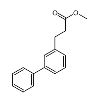 methyl 3-(3-phenylphenyl)propanoate结构式