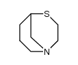methyl-7 thia-6 aza-1 bicyclo<3.3.1>nonane Structure