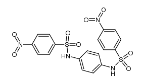 N,N'-Di(4-nitrobenzosulfuryl)-p-phenylendiamin Structure