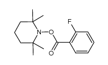 2-fluoro-benzoic acid 2,2,6,6-tetramethyl-piperidin-1-yl ester结构式