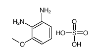 3-methoxybenzene-1,2-diamine,sulfuric acid结构式