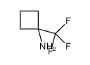 1-(trifluoromethyl)cyclobutan-1-amine结构式