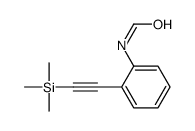 N-[2-(2-trimethylsilylethynyl)phenyl]formamide结构式