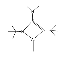 1,3-di-tert-butyl-4-(dimethylamino)-2-methyl-1,3,2,4-diazaarsaboretidine Structure