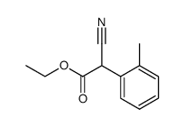 α-o-tolyl α-cyanoacetate结构式