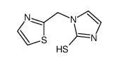 3-(1,3-thiazol-2-ylmethyl)-1H-imidazole-2-thione Structure