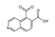 5-nitroisoquinoline-6-carboxylic acid结构式