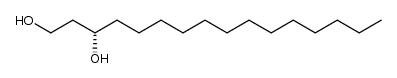 (+)-(S)-hexadecane-1,3-diol结构式