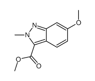 methyl 6-methoxy-2-methylindazole-3-carboxylate结构式