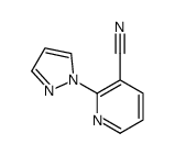 2-(吡唑-1-基)-3-氰基吡啶结构式