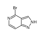 4-溴-1H-吡唑并[4,3-c]吡啶结构式