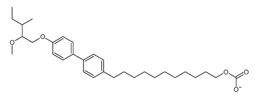 11-[4-[4-(2-methoxy-3-methylpentoxy)phenyl]phenyl]undecyl carbonate Structure