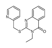 3-ethyl-2-(pyridin-2-ylmethylsulfanyl)quinazolin-4-one Structure