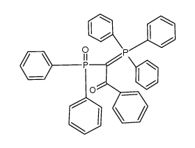 [(diphenylphosphoryl)benzoylmethylene]triphenylphosphorane Structure