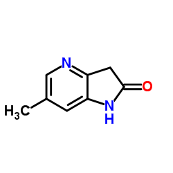 6-Methyl-4-aza-2-oxindole structure