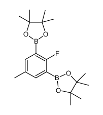 2,2'-(2-fluoro-5-methyl-1,3-phenylene)bis(4,4,5,5-tetramethyl-1,3,2-dioxaborolane) Structure