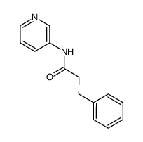 3-phenyl-N-(pyridin-3-yl)propanamide结构式