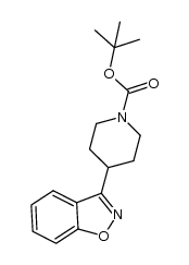 3-(N-boc-piperidin-4-yl)benzisoxazole Structure