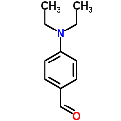 4-Diethylaminobenzaldehyde structure