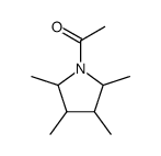 Pyrrolidine, 1-acetyl-2,3,4,5-tetramethyl- (9CI) structure