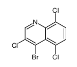 4-bromo-3,5,8-trichloroquinoline结构式