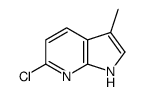 6-chloro-3-methyl-1H-pyrrolo[2,3-b]pyridine structure