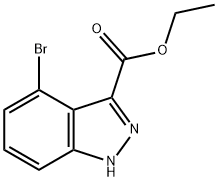 Ethyl 4-bromo-1H-indazole-3-carboxylate图片